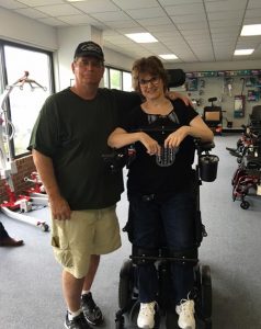 Standing Wheelchair Customer